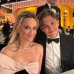 Reese Witherspoon Instagram – What a magical night celebrating so many talented artists @goldenglobes 💫@deaconphillippe 💗