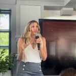 Reese Witherspoon Instagram - Best Conference Day with @g9_ventures @amygriffin #makingwaves and making friends with so many amazing Female Founders 🧡