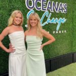 Reese Witherspoon Instagram - Perfect Summer night with my girl @avaphillippe 🌊 💗learning all about @oceana incredible conservation work 🌊 ✨🦈 #BiossancePartner