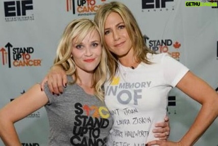 Reese Witherspoon Instagram - Happy Birthday @jenniferaniston! What a gift to get to work with my big sis everyday on @themorningshow. You always give the best advice and endless LOVE and support. I π you, Jen! Everyone wish her a Happy Birthday!! ππ«