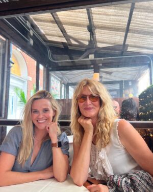 Reese Witherspoon Instagram - Happy Birthday to my sister/ BFF / partner in crime / favorite actor of Earth, Laura Dern! Here is a sampling of some of our FINEST moments @lauradern 💫💗😂