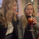 Reese Witherspoon Instagram - Christmas Cocktails with Dern. 🥂🎁🎄
