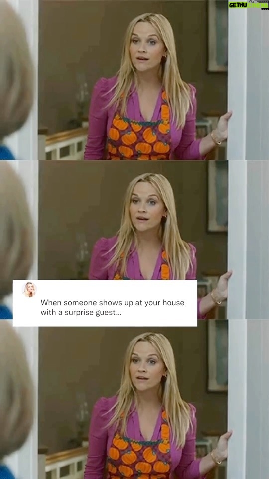 Reese Witherspoon Instagram - Plot twist ๐ฆ๐ฝ๏ธ๐ Happy Thanksgiving yโall! โ โ โ โ โ โ โ โ โ 