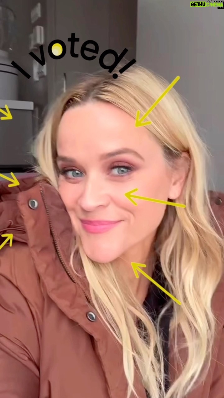 Reese Witherspoon Instagram - Your vote is important 🗳️☀️