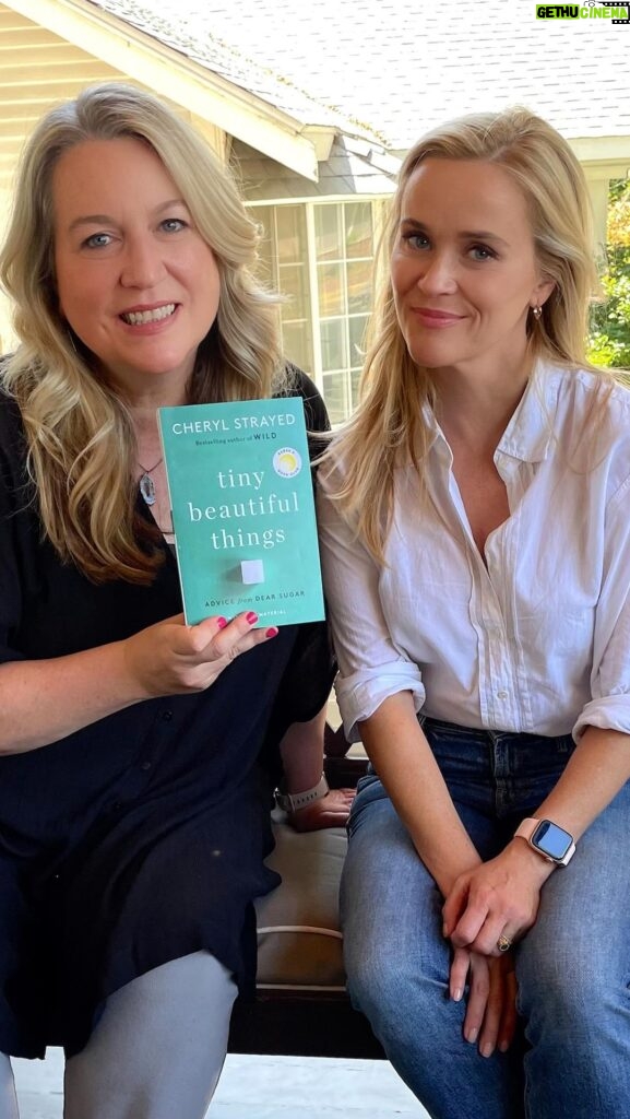 Reese Witherspoon Instagram - This November, I could not think of a better pick than Tiny Beautiful Things by my friend @CherylStrayed! 🥰It’s actually the 10th anniversary of this incredible book that changed so many people’s lives. At the beginning of her career, Cheryl took on the persona of Sugar and wrote an advice column, Dear Sugar, that became a sensation. Sugar’s advice is no nonsense, poignant, soul-searching , grounded and fierce in so many loving ways. 💓This edition even includes new essays. 💫No matter who I give this book to, the response is always a Big THANK YOU for sharing Sugar’s wisdom and humor. Pick up a copy and read along with us @reesesbookclub 📚✨ I ❤️ you Cheryl.