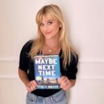 Reese Witherspoon Instagram - Our November @reesesbookclub pick is #MaybeNextTime by @cescamajorauthor! This fascinating story follows overworked & overwhelmed London literary agent, Emma, who finds herself trapped in a time loop... 🕰️👀 No matter what Emma does, she keeps living the same day over and over—all while trying to stop something terrible from happening to her family. Join us at @reesesbookclub to discuss all month long!