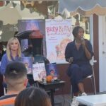 Reese Witherspoon Instagram - What an Amazing Busy Betty & The Circus Surprise reading with the cutest little readers @dieselbookstore!! It brings me SO much joy to read to Little Kids ..they ask the funniest questions 🤭 AND I got to share the stage with the incredible @rodaworld and her adorable book, Etta Extraordinaire 💫 💖 Everyone check it out! Betty and Etta had the BEST playdate 😉