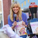 Reese Witherspoon Instagram - What an Amazing Busy Betty & The Circus Surprise reading with the cutest little readers @dieselbookstore!! It brings me SO much joy to read to Little Kids ..they ask the funniest questions 🤭 AND I got to share the stage with the incredible @rodaworld and her adorable book, Etta Extraordinaire 💫 💖 Everyone check it out! Betty and Etta had the BEST playdate 😉