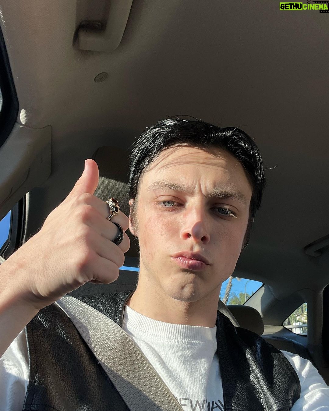 Reid Miller Instagram - Night Mode 🖤 #darkhair #blackbair #photodump #lifelately
