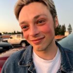 Reid Miller Instagram - Haircuts and drive in movies with you @anacapturez 🦋 #hair #haircut #blonde #girlfriend