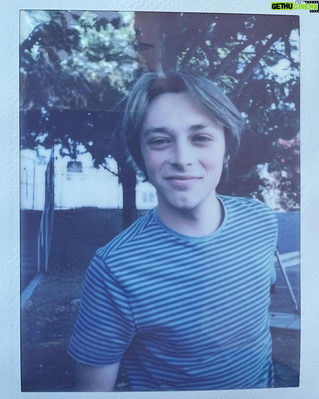 Reid Miller Instagram - Bobby on Polaroid 🦋 @almostpopularmovie #almostpopularmovie #film #wrapped #comingsoon