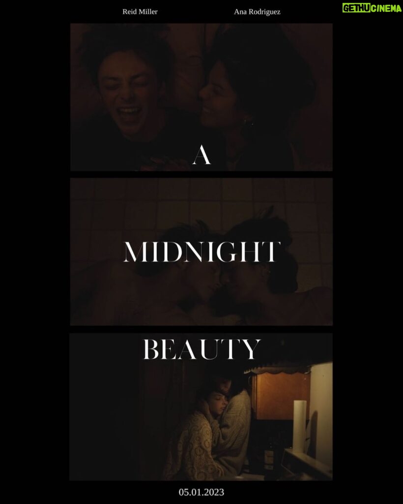 Reid Miller Instagram - So we made a thing… New short film: A Midnight Beauty. Tomorrow at midnight - May 1st. Exclusively on YouTube and Insta. Be there or be lameeeee‼️ #shortfilm #short #love #romance #drama #comingsoon #tomorrow #getexcited