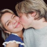Reid Miller Instagram – My heart walks outside of my body.
She holds my hand through life. 
Her kisses heal my wounds and tend to the scars. 
Her light brightens the darkest nights.
The stars in her eyes tease a universe I float adrift in, happily, peacefully, forever.
#iloveyou #isthisapoem