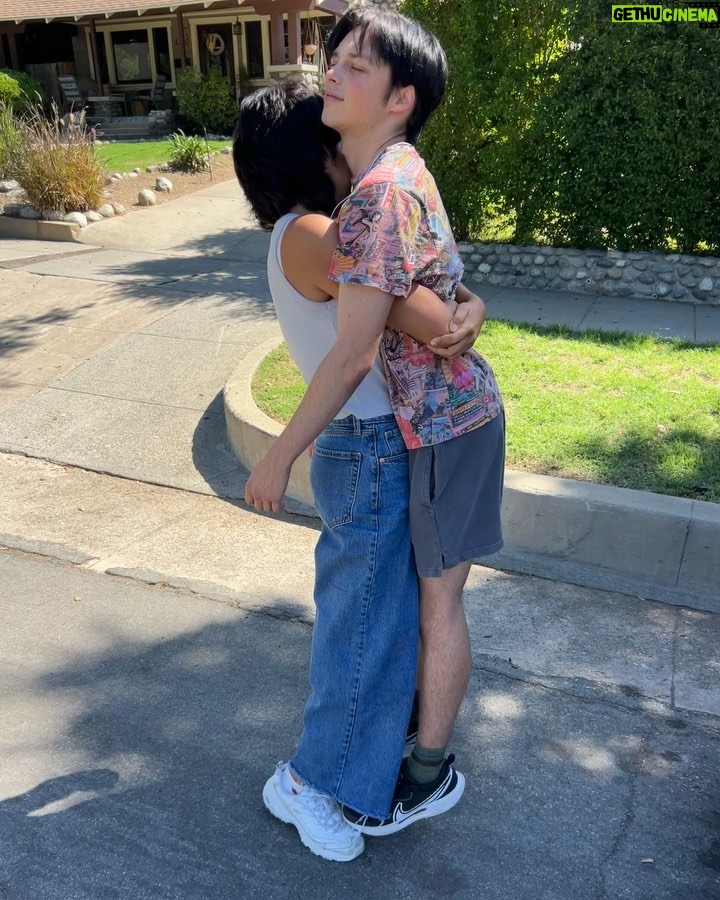 Reid Miller Instagram - All smiles with you lately 🥰 ft. Our orange son #photodump