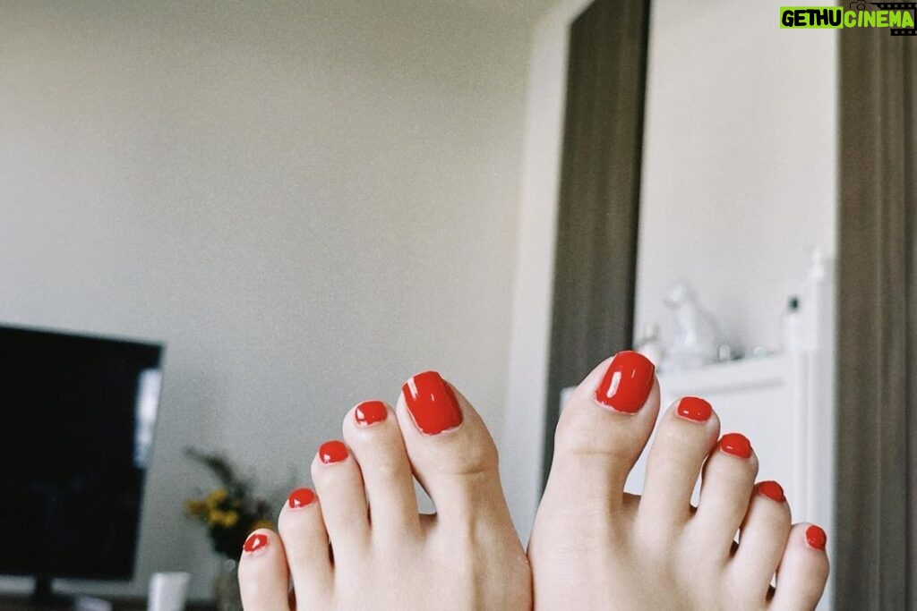 Reika Sakurai Instagram - 鏡蔦子から離れようって 赤色のネイルしたのに。 黄色の靴下買って帰ってきてた自分に、 なかなかやるじゃん。 って呟いた… #灰色の乙女 #好きな人が好きな色 #どうもストーカーです