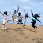 Rekha Krishnappa Instagram - Fun times , always fun with friends, new bondings, ❤️ #friendship #friendahipgoals #beachvibes #beachday #beachwaves Chennai, India