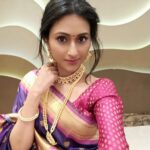 Reshma Shinde Instagram - ❤️💜❤️💜 . Jwellery @rudviart_jewellery