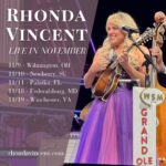 Rhonda Vincent Instagram - LIVE SHOWS THIS MONTH!