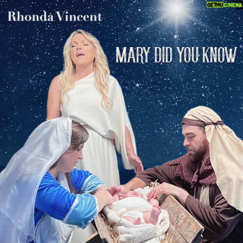 Rhonda Vincent Instagram - NEW MUSIC VIDEO - Mary Did You Know - Queen of Bluegrass - Rhonda Vincent - link in profile