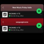 Riccardo Ridolfi Instagram - “MORIREI X TE” è fuori ora su tutti i digital stores. La nostra lettera alla depressione in cui crediamo si possa ritrovare chiunque abbia mai sofferto di questa condizione. Speriamo vi piaccia 🩸🤍 @riccardoscire @kickandsnareprod @adamusicitaly @warnerchappellmusicitaly
