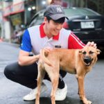 Riesling Hsieh Instagram - - 很喜歡那些原本很緊張的小動物放下戒心的瞬間，彷彿牠們知道，我們可以好好對待牠們的信任。 - 我蹲下來的時候，這隻小黃等了一會才跑來給我摸摸 然後臉直接黏在我腿上，有夠可愛我的天🫠 小臉臉都皺在一起了 #小狗狗 #狗仔 #小黃狗 #內灣 #內灣老街