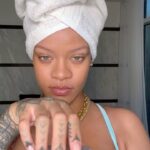 Rihanna Instagram – and that’s on self care bih 🧖🏿♀️