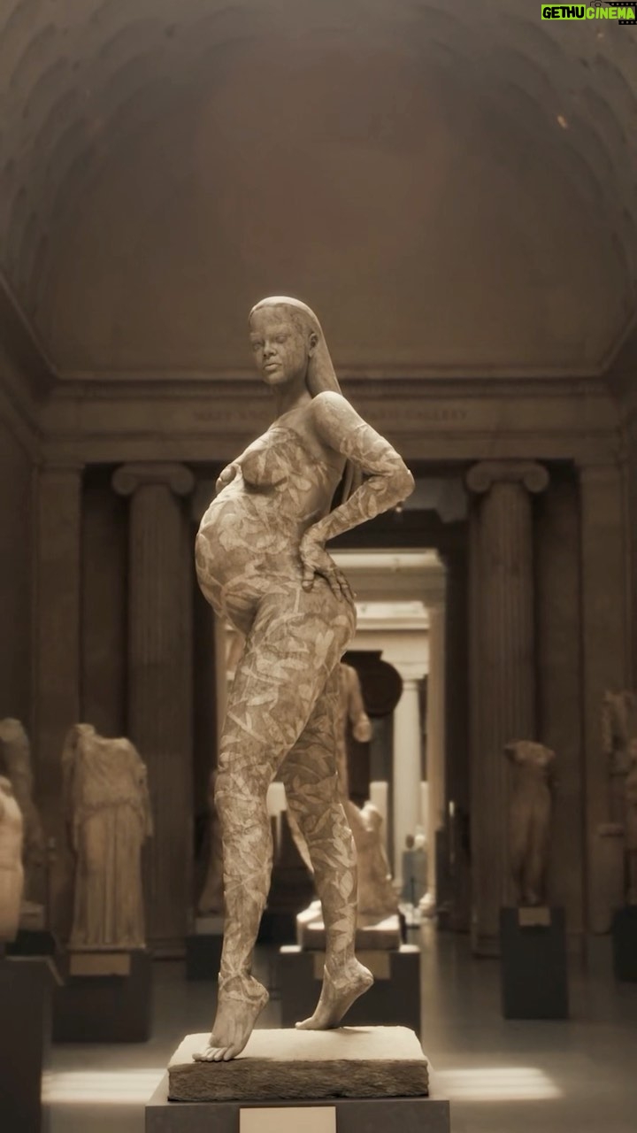 Rihanna Instagram - shut down the met in marble! what’s more gilded than that? Lol! Thank you @metmuseum and @voguemagazine for this historic tribute! y’all bad for this one!