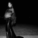 Rihanna Instagram - me and my date for Oscar Gold Party #bump22