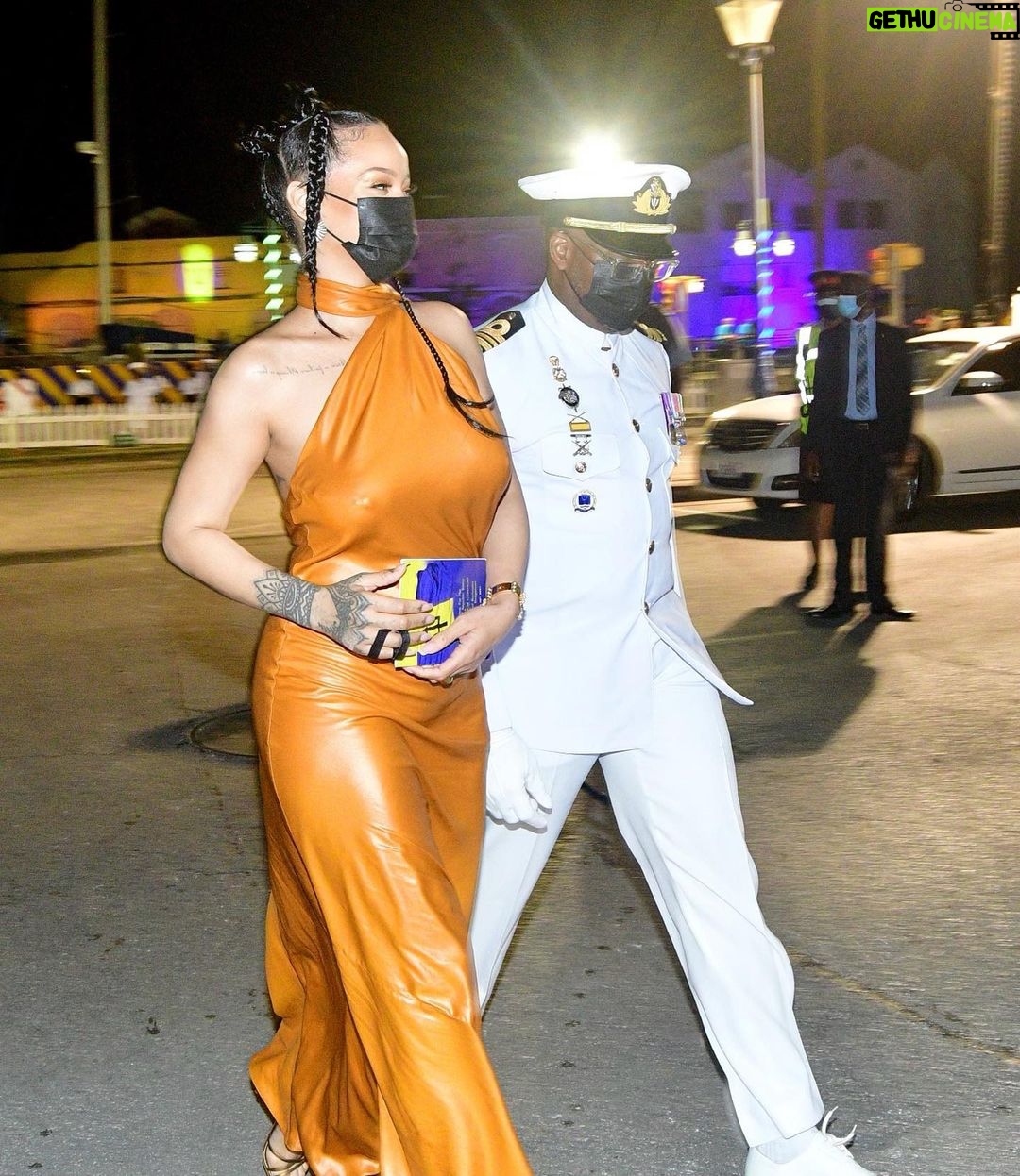 Rihanna Instagram - My very first #NationalHeroesDay as a National Hero of my country Barbados! 🇧🇧🇧🇧🇧🇧 What an absolute honor to be amongst such great men and women who have come before me and held this title in commitment to our nation! I will forever cherish these memories and continue to represent the Bajan people and my home Barbados to the fullest!! Love and gratitude to both The Prime Minister, The Honorable Mia Amor Mottley and our President, Her Excellency The Most Honorable Dame Sandra Mason for trusting me with this honor! 📸 by: @sandypitt , @iamcharliepitt