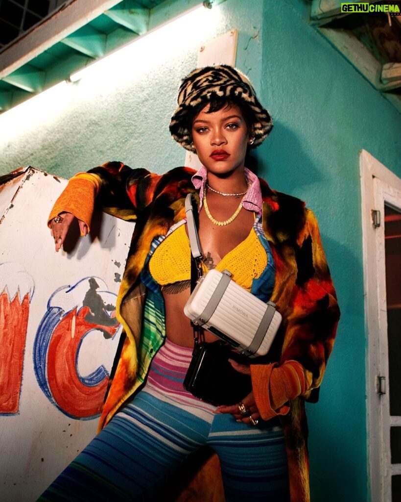 Rihanna Instagram - never still. @rimowa #RIMOWA