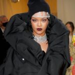 Rihanna Instagram - reppin’ for the immigrants. #MET21 @illjahjah @artbyhector @yusefhairnyc @naphiisbeautifulhair @redhotnails @balenciaga