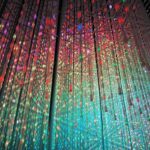 Rina Aizawa Instagram - 高校時代からの友達と🧸🧡 teamLab Borderless / チームラボボーダレス