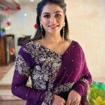 Rini Raj Instagram - 💜 . . . 👗 @denairaboutique ❣️ 📸 @meghaarajan ❣️