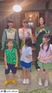 Ririsa Miyazaki Instagram - リポストさせていただきます☺︎ moonとPerfumeさんが大好きで毎朝音楽をかけて 踊っています💃 一緒に踊っていただきとても嬉しかったです！！ 是非みなさんも踊ってみてください❤️ #Repost @prfm_official with @use.repost ・・・ 🌕💃💃💃🕺💃💃🌕 陽菜ちゃんのアイドル性に胸キュン🫶🏻 なるの独創的なダンスが鬼クセ🤗 ケン太は最後まで1人踊り続ける大真面目🥰 みんな違ってみんな良い🥳 #ばらかもん#prfm #Moo nDanceCallenge