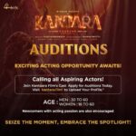 Rishab Shetty Instagram - Step into the Spotlight! #KantaraChapter1 Auditions Open – Apply at https://www.kantara.film for Your Shot at Fame. Shortlisted talents will be called for in person auditions. #Kantara @rishabshettyofficial @vkiragandur @hombalefilms @hombalegroup @b_ajaneesh @benglann @rajakrishnan_mr @arvindskash @darkbirdfilms @pratheek_darkbirdfilms @kantarafilm