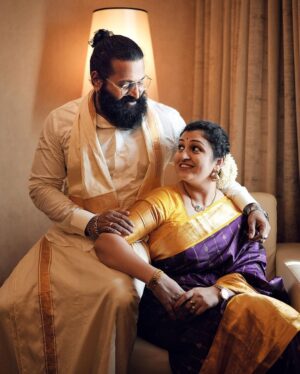 Rishab Shetty Instagram - Creating a gallery of love through every family-filled moment✨ 
PC: @vijethphotography