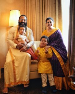 Rishab Shetty Instagram - Creating a gallery of love through every family-filled moment✨ PC: @vijethphotography