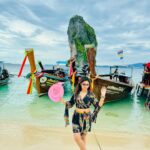 Riya Dey Instagram - Self-love ❤️ #swipeleft ⬅️ #love #live #laugh #travel #loveyourself #actress #riyadey Krabi, Thailand