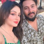 Riya Dey Instagram - ❤️🤩 #swipeleft ⬅️ #suddenplan #suddentrip #suddenplansarethebest❤️ #sunset #beach #magical #sky #nature #beautiful #ootd #christmastrip2023 #vacation #goa #positivity #positivevibes #winter #hellodecember #love #live #laugh #loveyourself #actress #riyadey #couple #couplegoals #togetherforever #togetherness #happiness #sunilria🎊👩‍❤️‍👨🎊 Goa