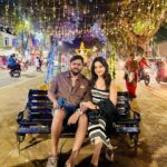 Riya Dey Instagram - ❤️🤩 #swipeleft ⬅️ #suddenplan #suddentrip #suddenplansarethebest❤️ #sunset #beach #magical #sky #nature #beautiful #ootd #christmastrip2023 #vacation #goa #positivity #positivevibes #winter #hellodecember #love #live #laugh #loveyourself #actress #riyadey #couple #couplegoals #togetherforever #togetherness #happiness #sunilria🎊👩‍❤️‍👨🎊 Goa