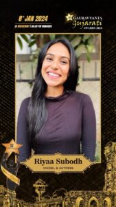 Riyaa Subodh Instagram - 🌟 From winning India’s Next Top Model to becoming the face of iconic brands, Riyaa Subodh’s journey is a testament to her unstoppable spirit! 🌈✨ Join us in welcoming this supermodel extraordinaire to the grand stage of the Gauravvanta Gujarati Awards. An evening filled with glamour, recognition, and her shining presence awaits on January 8, 2024, at the stunning Riverfront, Ahmedabad. 🏆✨ #RiyaSubodh #Supermodel #GauravvantaGujaratiAwards #January8 #unstoppablejourney RiverFront Ahmedabad