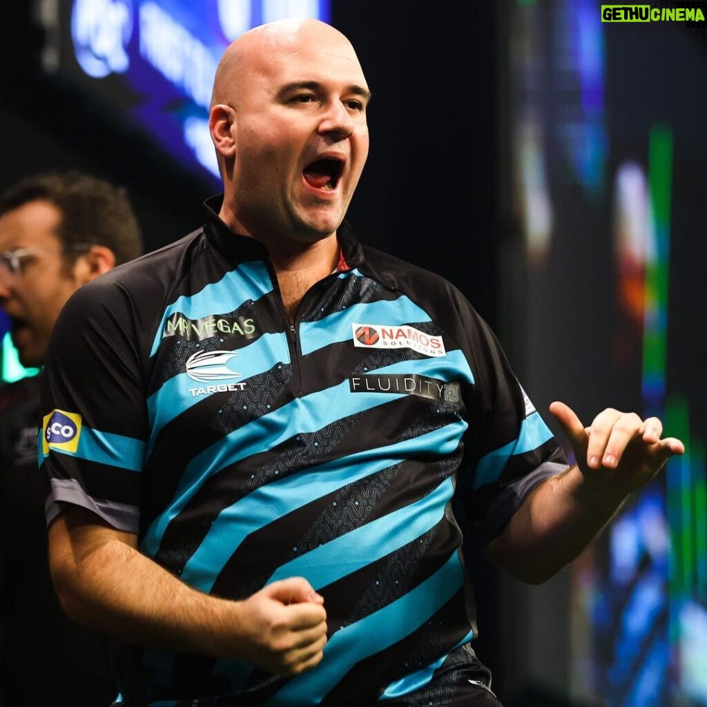 Rob Cross Instagram - Back at it! Players Championship Finals. I play Cammy Menzies this afternoon. Thanks for all the messages after Sunday. Really appreciate the support.⚡️ @targetdarts @NamosSolutions @pwrbyfluidity @scott_rbs 📸 @_taylorlanningphotography_