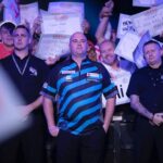 Rob Cross Instagram - Obviously not the result I wanted. So close to finding that extra level but it will come. Good luck to Mike in the Slam. Onto the Players in Minehead. Thanks so much for all the kind messages. @targetdarts @NamosSolutions @jenningsbetinfo @scott_rbs 📸 @_taylorlanningphotography_