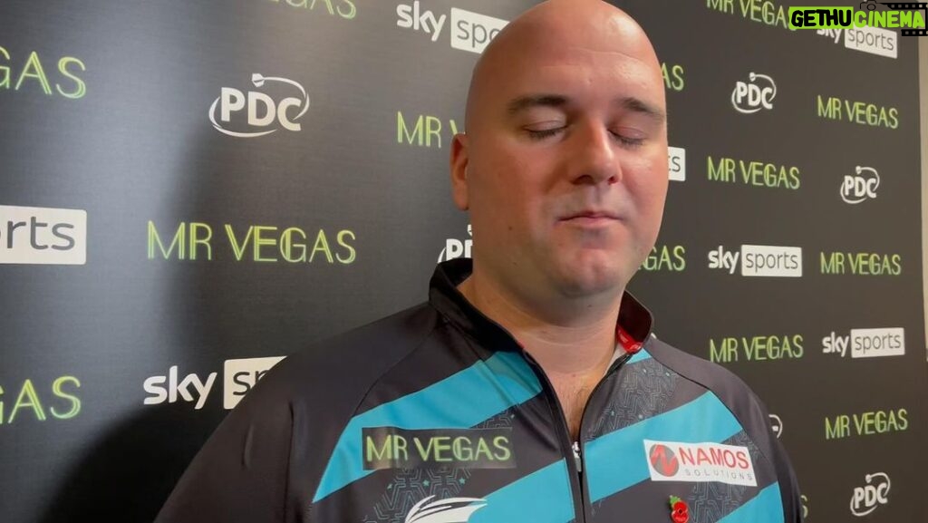 Rob Cross Instagram - My thoughts about tonight’s first Grand Slam match. @targetdarts @NamosSolutions @pwrbyfluidity @scott_rbs