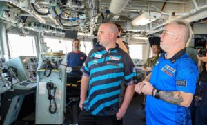Rob Cross Instagram - Really happy to beat the brilliant Tomoya Goto, now I need to find a better level tomorrow. 
I was also privileged to get a tour of HMS Lancaster with Wrighty. What a great bunch of lads. Keep up the great work. ⚡️
@targetdarts @NamosSolutions @pwrbyfluidity @scott_rbs