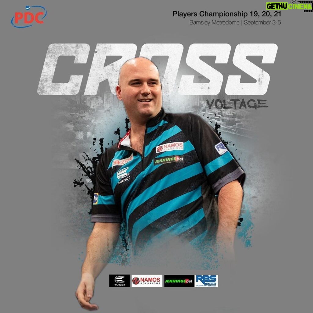 Rob Cross Instagram - Back at the Metrodome! Had a decent run in the last Players Championship but need to take it up a level. That’s the plan anyway! Thanks for all the brilliant messages. It means alot. ⚡️ @targetdarts @NamosSolutions @jenningsbetinfo @scott_rbs