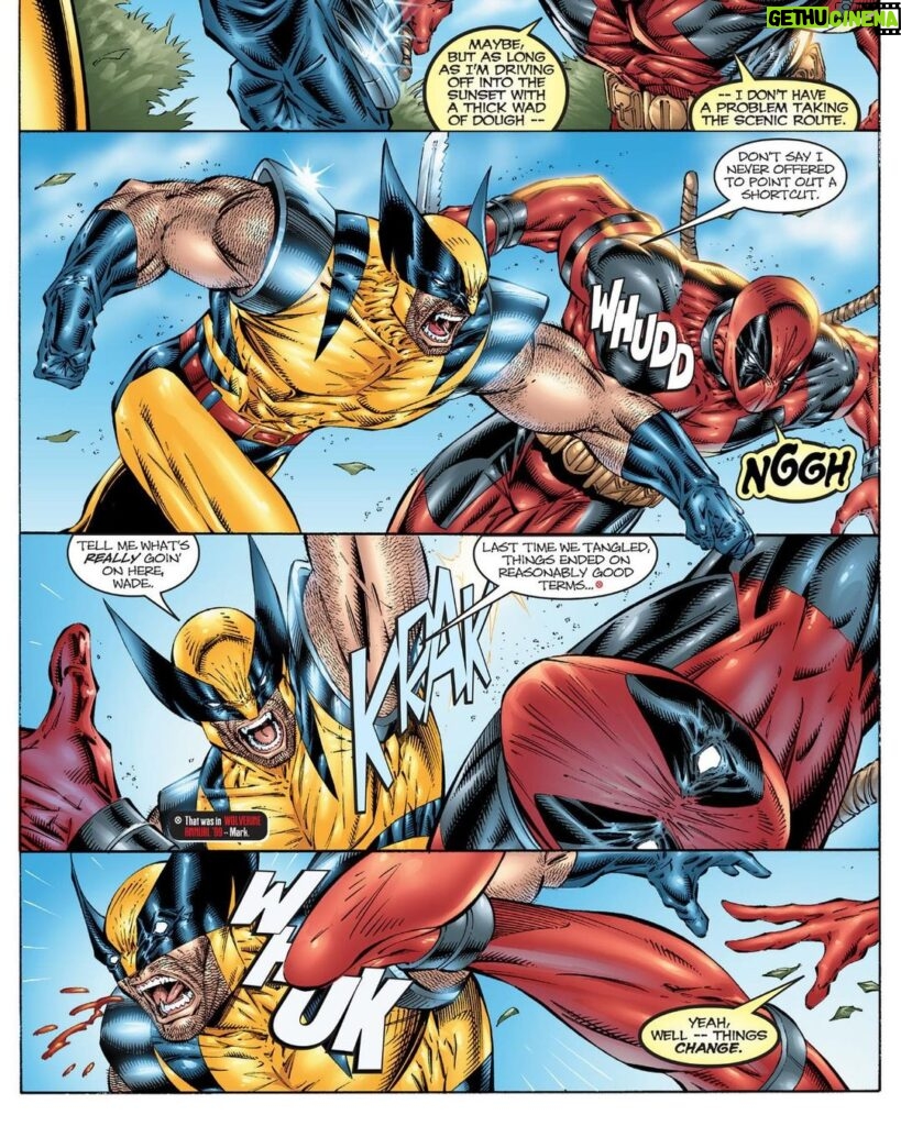 Rob Liefeld Instagram - Here’s my Holiday gift to you. A top tip to grab copies of Wolverine #154 & #155 while you can. Prices on these have tripled since Deadpool 3 was announced. This key battle between Deadpool & Wolverine resulted in an immediate sell out when I produced them back in 2000. Demand will only increase as the march towards the film increases! #deadpool #marvel #robliefeld