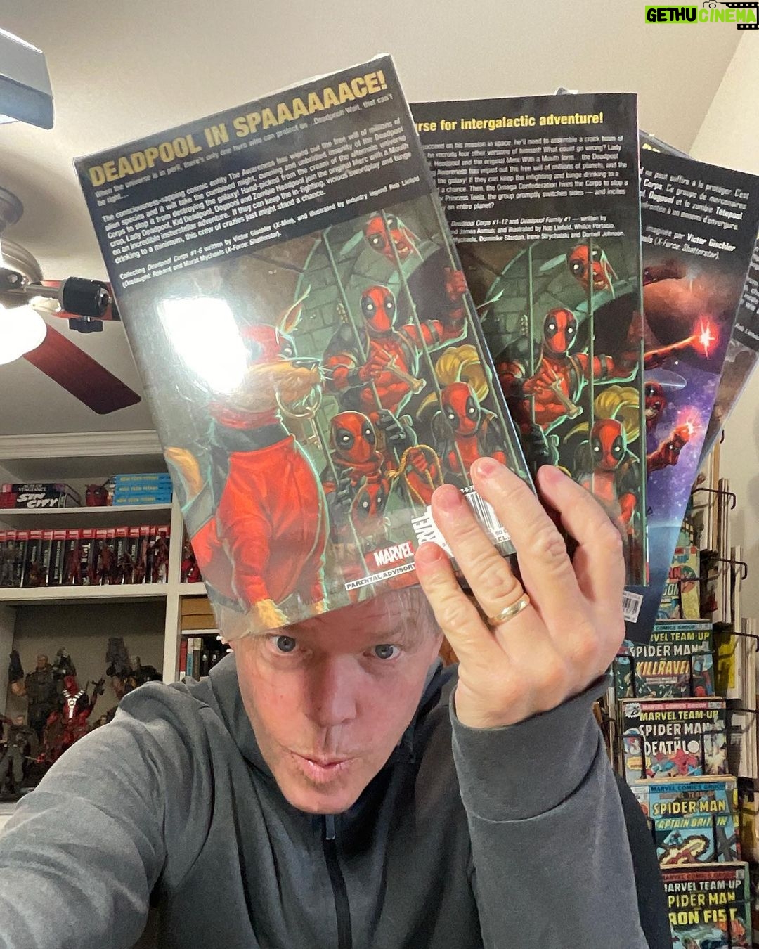 Rob Liefeld Instagram - A guy asked me if I could do a story with Dogpool and Deadpool, I was thrilled to tell him I’ve done 11 issues worth of Dogpool & Deadpool stories! And Lady Deadpool, Kid Pool, Headpool and more! Check out Deadpool Corps! #marvel #deadpool #robliefeld