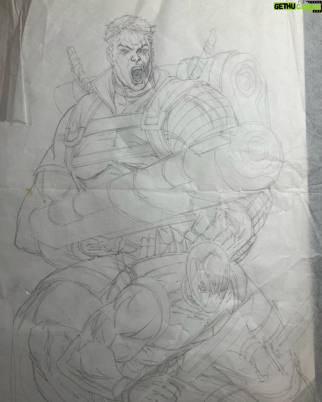 Rob Liefeld Instagram - The drawer keeps coughing up the goods. #marvel #cable #deadpool #xmen #xforce #robliefeld