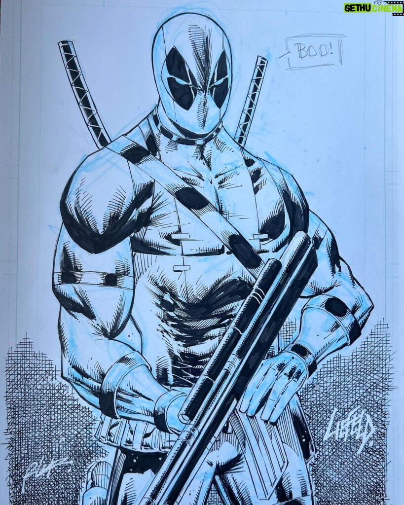 Rob Liefeld Instagram - Deadpool ROBTOBER Day 31. Man, that was a ton of fun. Thank you to so many of you that participated along with all the prompts. I appreciate you so much! #marvel #robliefeld #xmen #xforce #deadpool